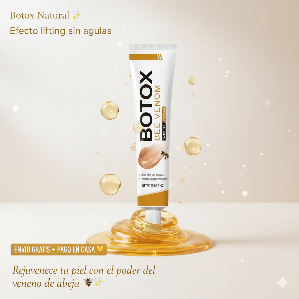 HoneyTox™Botox Natural con Veneno de Abejas – Rejuvenece sin agujas