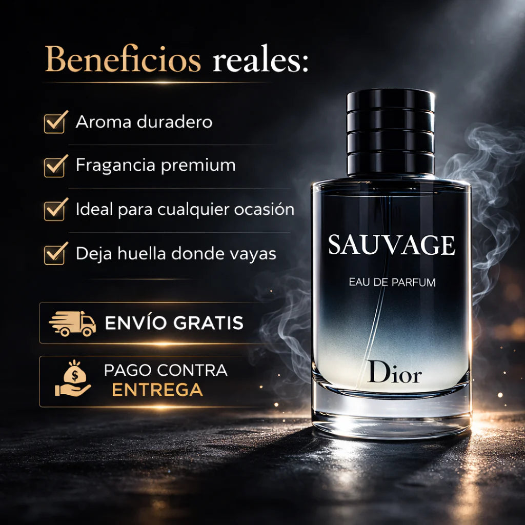 SAUVAGE 100 ML- FRAGANCIA QUE IMPONE RESPETO Y ATRACCION