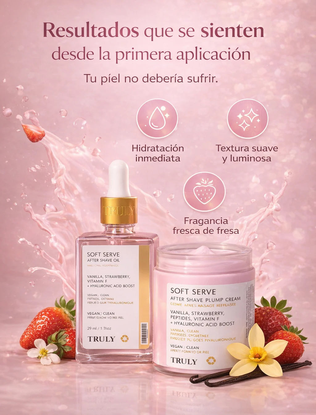 2X1 TRULY CREMA + TRULY SERUM FRESA