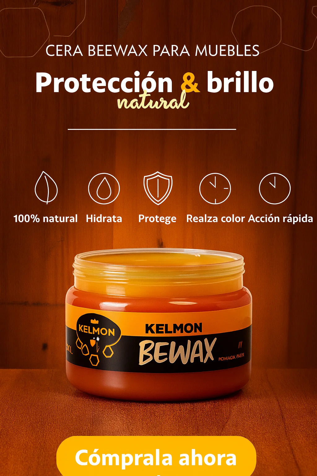 BeeWax™ CERA  RESTAURADORA DE MADERA