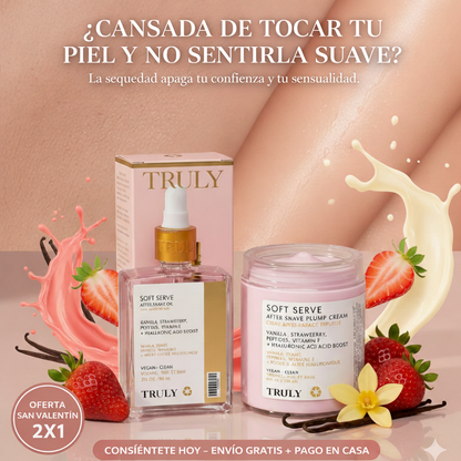 2X1 TRULY CREMA + TRULY SERUM FRESA