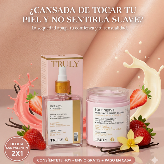 2X1 TRULY CREMA + TRULY SERUM FRESA
