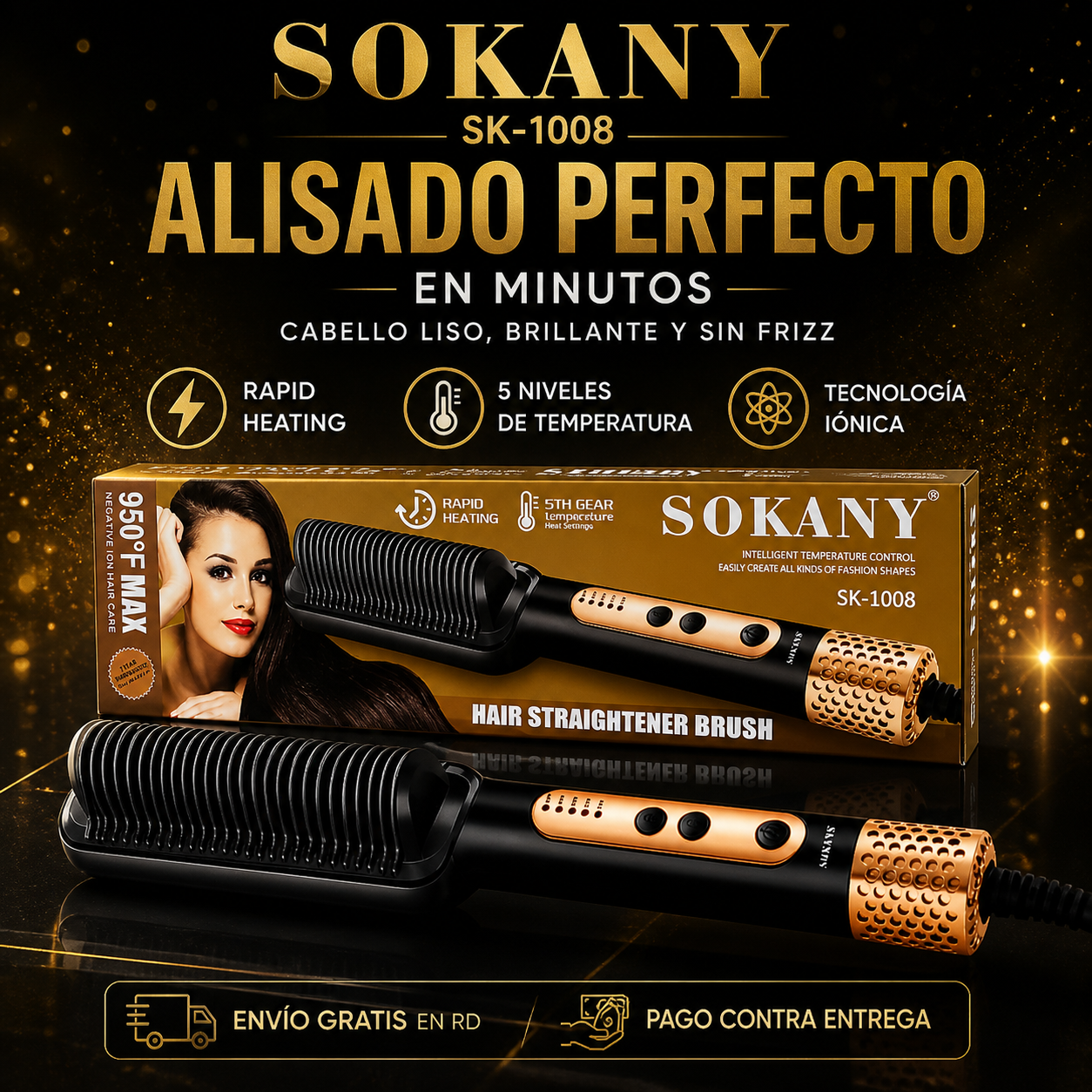 Cepillo Alisador Sokany