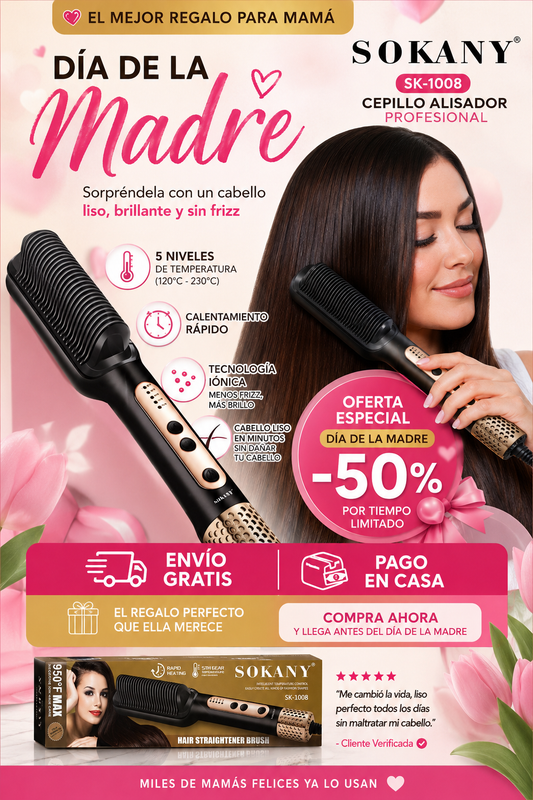 Cepillo Alisador Sokany