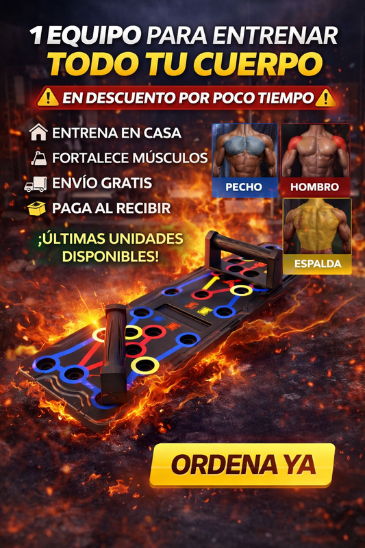 Tablero de Flexiones Multifuncional