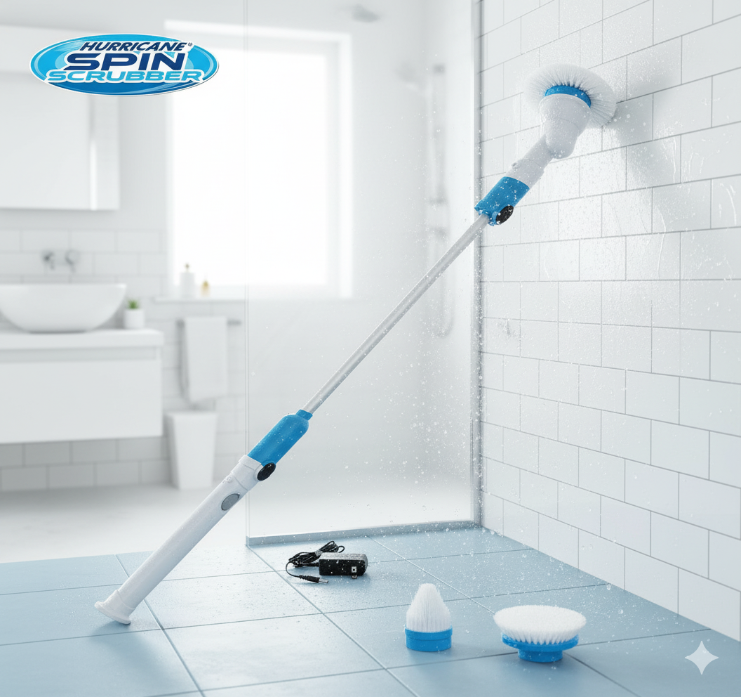 Hurricane Spin Scrubber™El cepillo eléctrico que limpia por ti💪