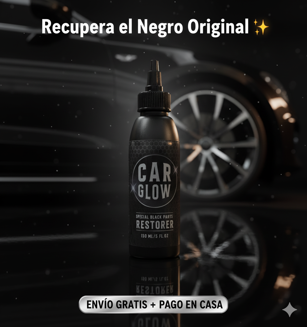 Car Glow™ – Restaurador de Partes Negras
