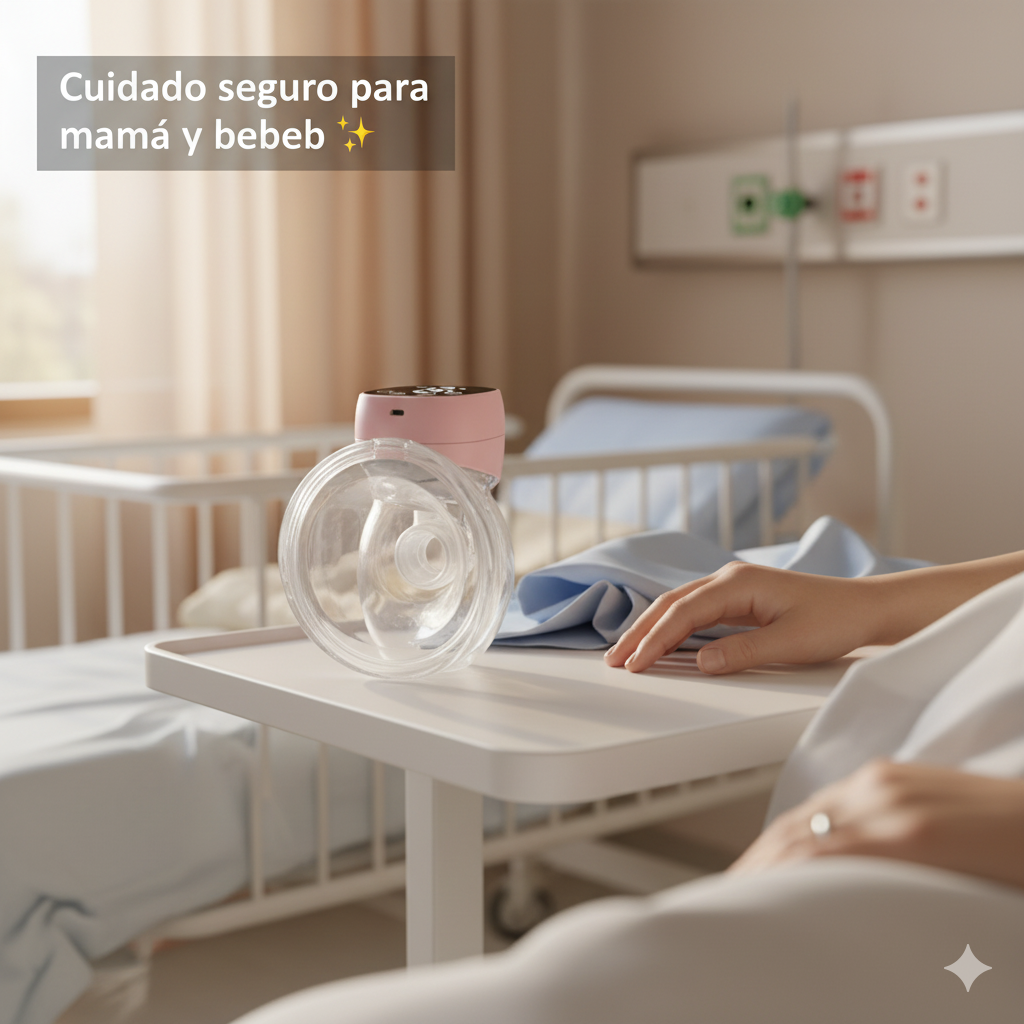 BabyPump™Extractor Materno Portátil Silencioso, Cómodo y Manos Libres