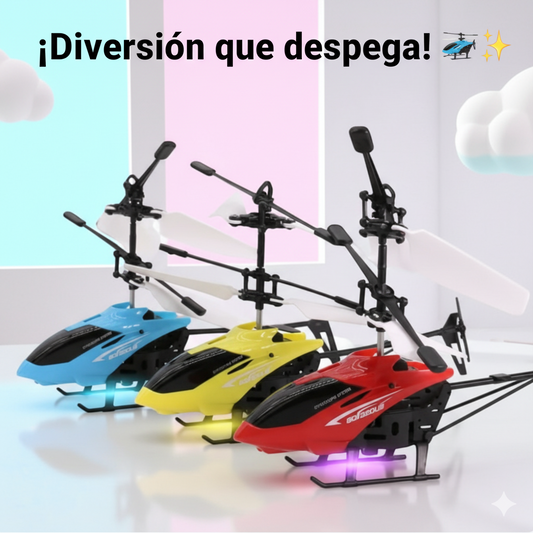 HeliKids™Helicóptero Volador con sensor manual
