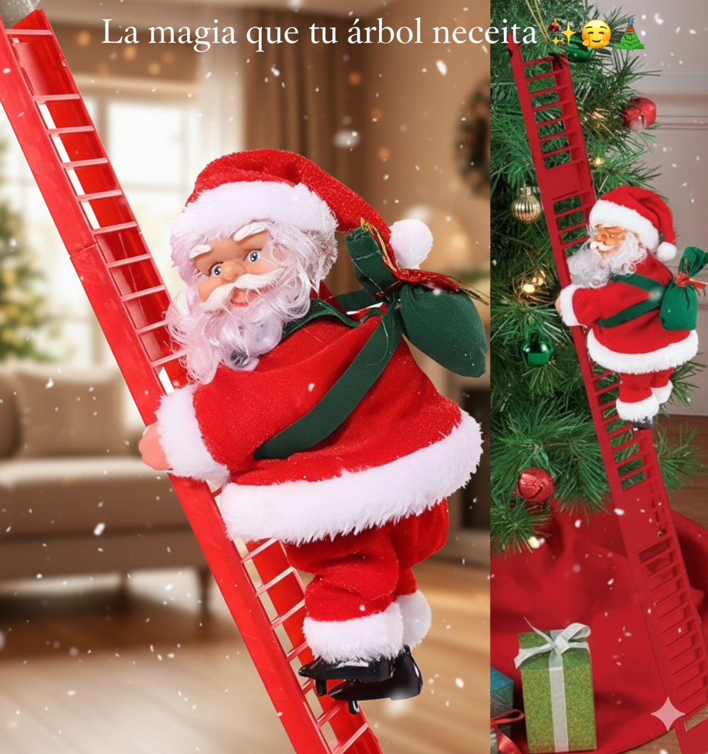 Climbing Santa™ – Adorno Animado con Música
