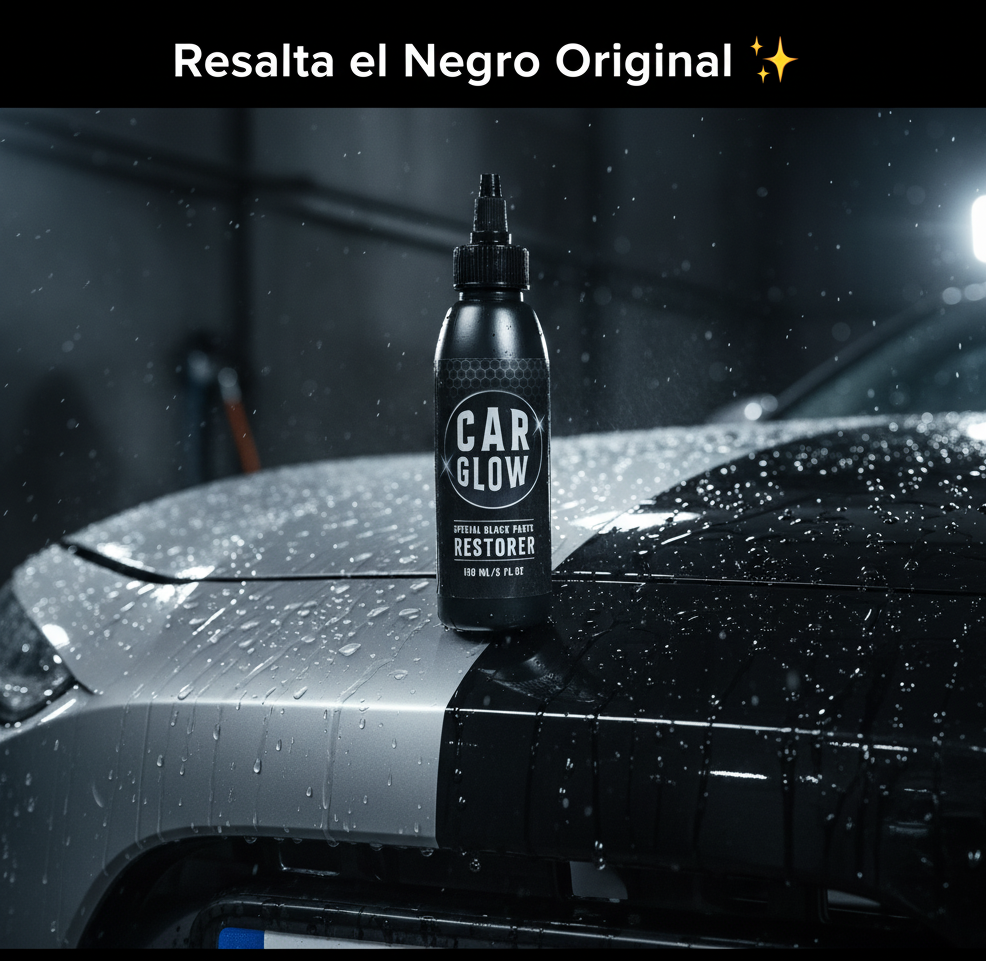 Car Glow™ – Restaurador de Partes Negras