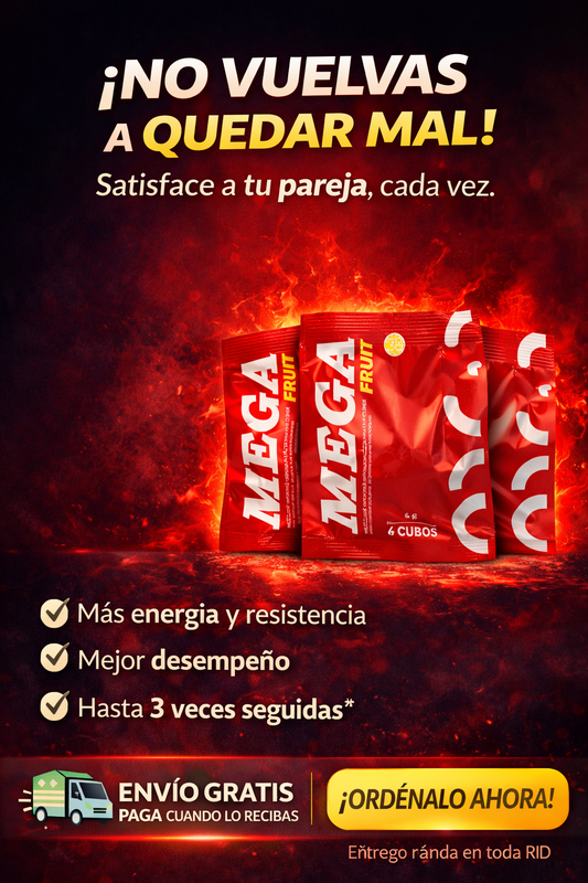 Mega Fruit ( 3 sobres de 4 tabletas)
