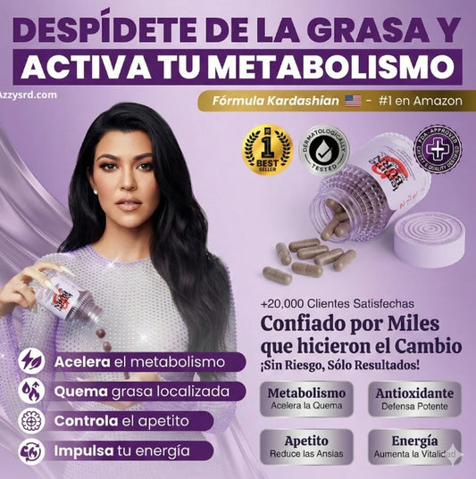 💎 Lemme Burn™ | Versión Unisex 💪🔥 Línea Kardashian ✨ 60 Cápsulas ⚡ 🔥 Activa el metabolismo ✨ Más energía 💥 Quema grasa inteligente ✨ Mejor versión de ti