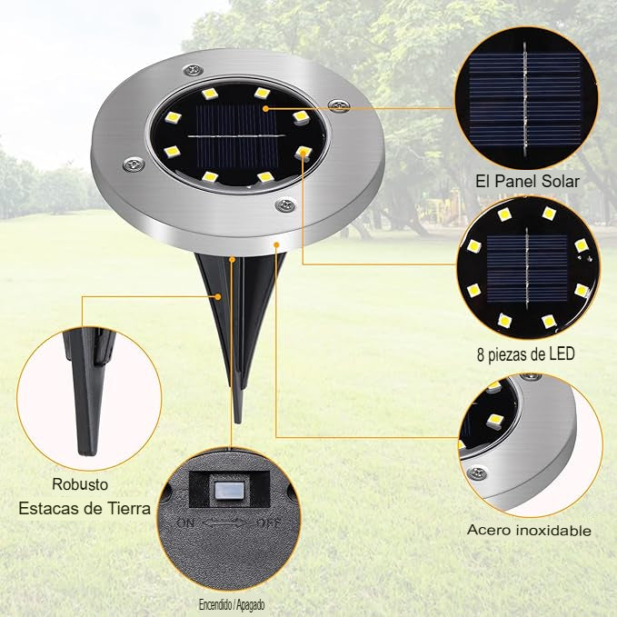 LumiStrip™ – Luces LED Impermeables  para Exteriores Set de 4 luces