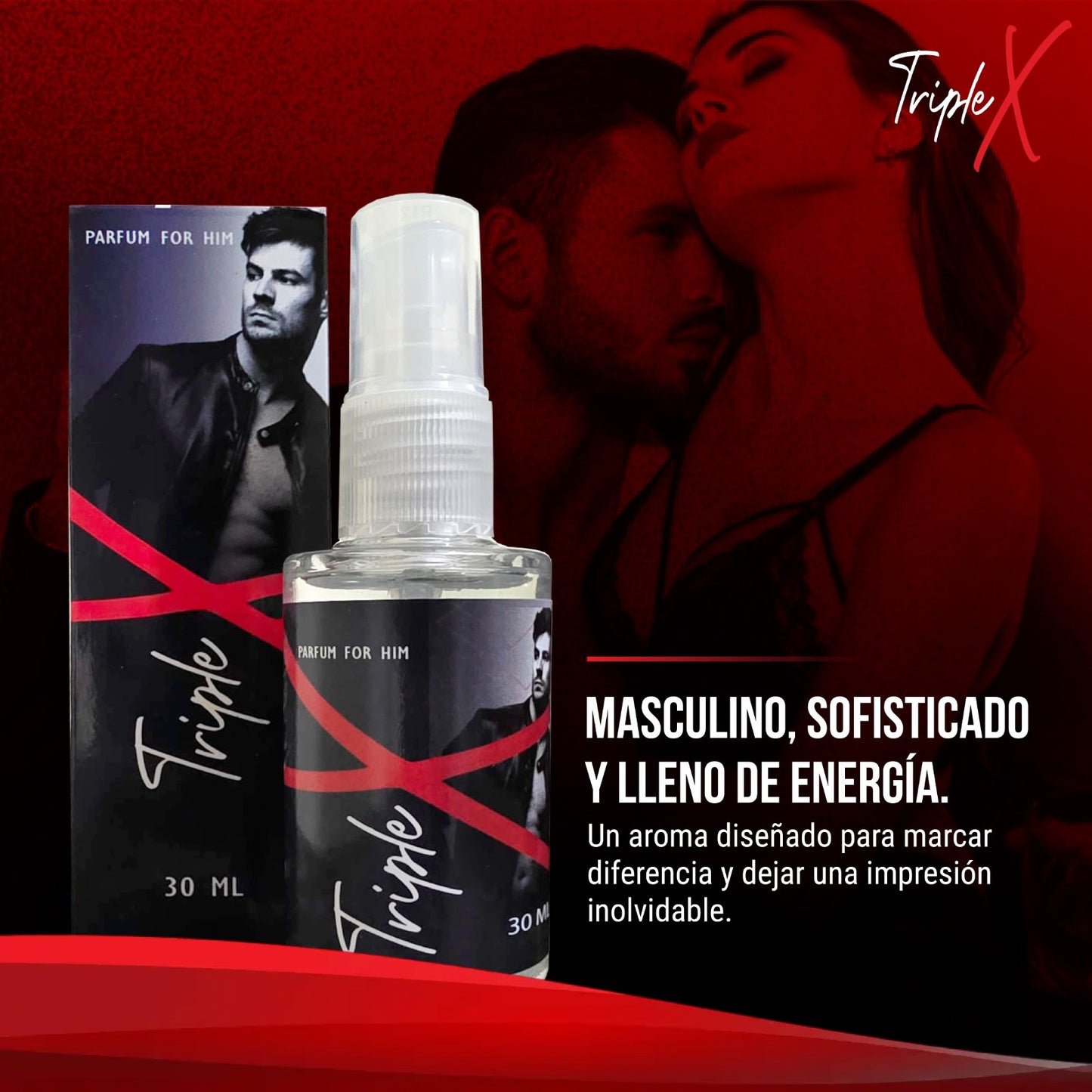 KIT 2×1 DE FRAGANCIAS PREMIUM CON FEROMONAS (HOMBRE & MUJER)