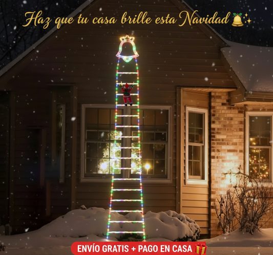 LumiStair™ Escalera LED Navideña – ¡El adorno estrella de tu hogar! ✨