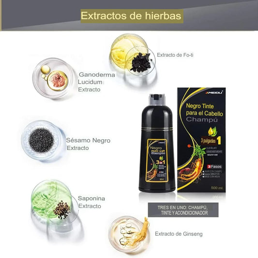 SHAMPOO 3 EN 1 PARA CANAS