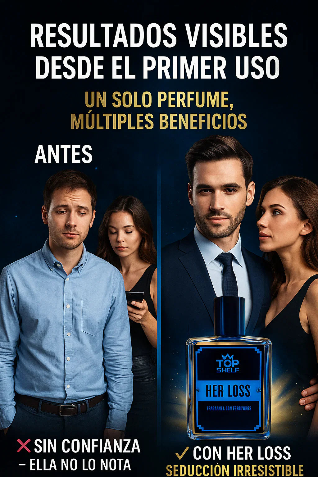 Her Loss ™ Perfume con Feromona La Fragancia de la Atracción