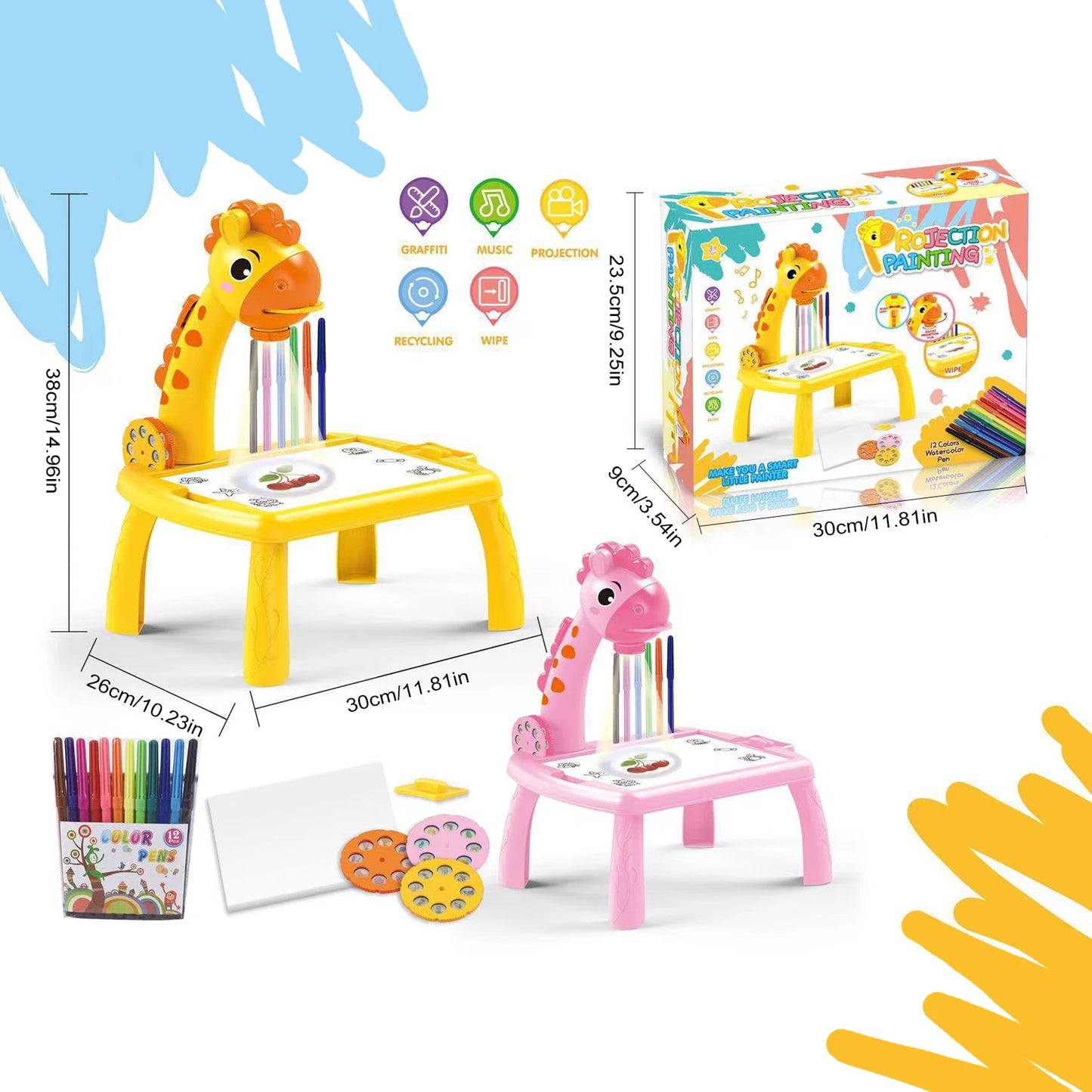 SmartKids™ mesa con proyector para Dibujos