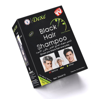 DEXE BLACK HAIR SHAMPOO - CHAMPÚ OSCURECEDOR DE CANAS
