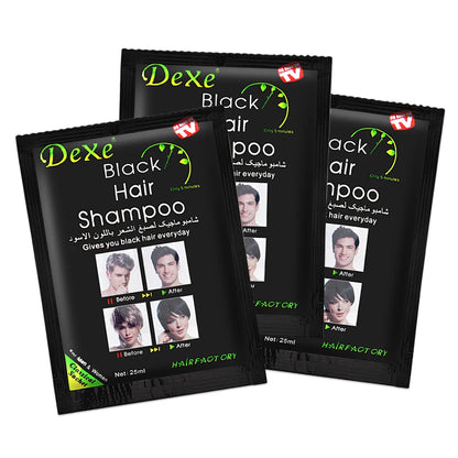 DEXE BLACK HAIR SHAMPOO - CHAMPÚ OSCURECEDOR DE CANAS