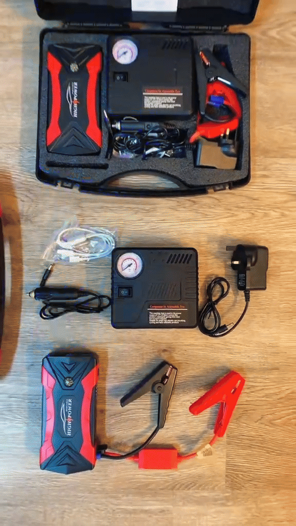 Kit Jumper de Batería y Compresor